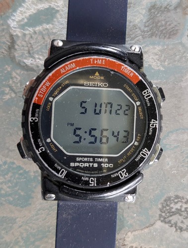 Seiko yacht timer a827 6020 - timer, a827-6020