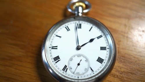 Iwc solid silver - solid, pocket