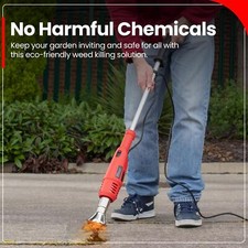 Hardys 2000W Electric Weed Burner Killer Wand Hot Air Blaster Torch 650°c No Gas