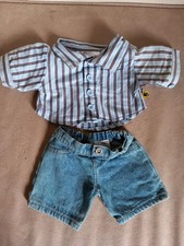 Build A Bear boys Shirt And Blue Jeans Vgc