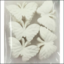 Small Paper Butterfly (2.5x4cm) WHITE  Scrapbook Cardmaking Gift Craft BF1