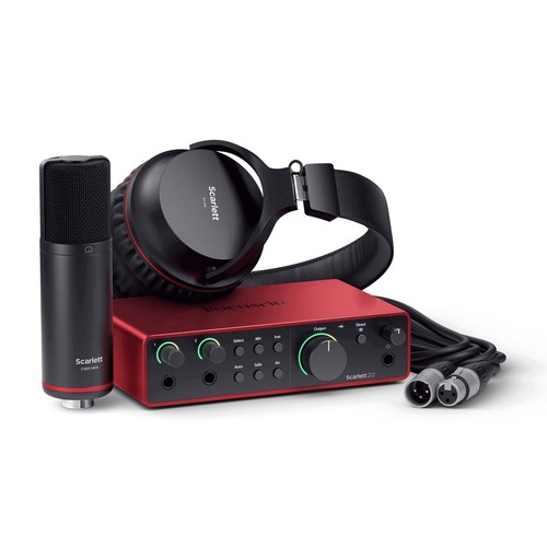 Focusrite scarlett 2i2 studio - scarlett,
