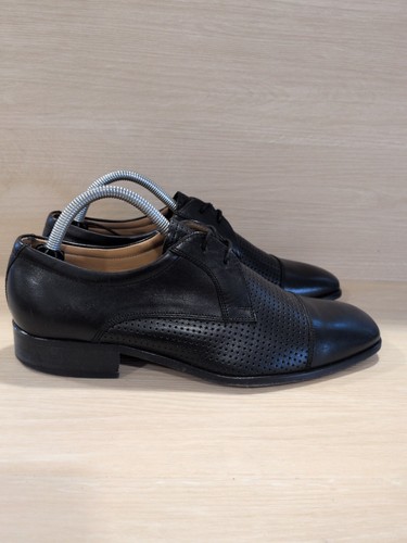 Barker flex mens black leather - flex,