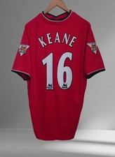 Manchester United 2000/02 Home Shirt - KEANE 16 - XL