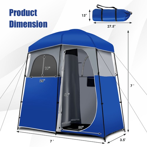 Double room camping shower - double-room,