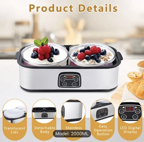 2000ml automatic yogurt maker - yogurt,