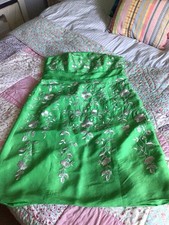 Pure Silk Strapless Emerald