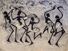 Batik Art , Wall Hanging , One of a kind , Signed , Handmade in Kenya , #21