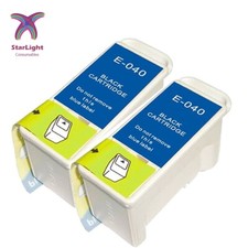 2 Black Ink Cartridge For Use In Epson Stylus C62 CX3200