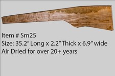 Sugar Maple rifle blank sm25