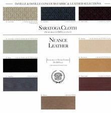 1994 Cadillac DeVille & DeVille Consours Interior Color Fabric & Leather Chart