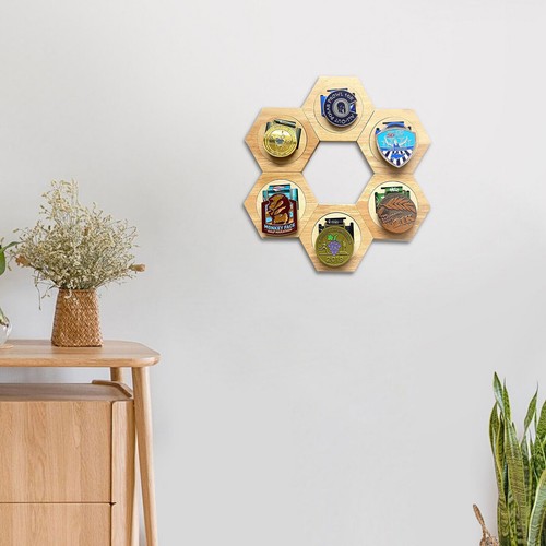 Hexagon medal holder - hexagon,