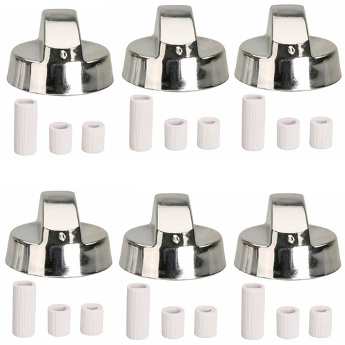 Silver oven hob knob - hob,