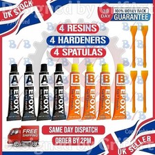 EPOXY RESIN GLUE EXTRA STRONG ADHESIVE SUPER BOND HARDENER METAL PLASTIC WOOD