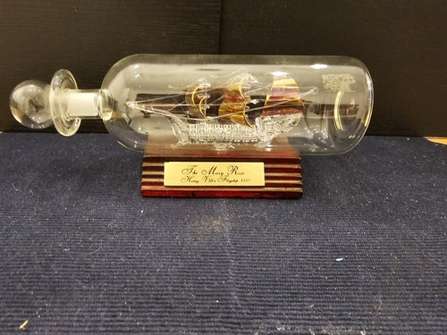 Ship bottle the mary - in, a