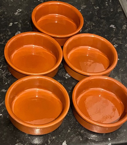 Terracotta tapas dishes