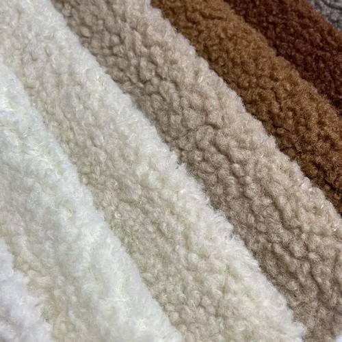 Sherpa teddy boucle fabric - boucle,