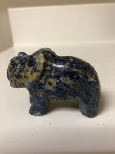 Blue lapis lazuli stone carved - lapis,