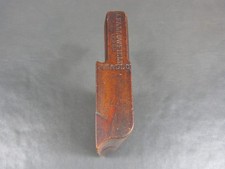Wooden moulding plane snipe bill vintage old tool by W I Walker