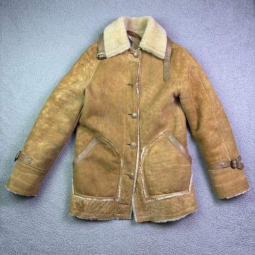 Vtg shearling jacket - shearling, mens