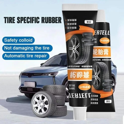 Tire repair black glue liquid - tire,