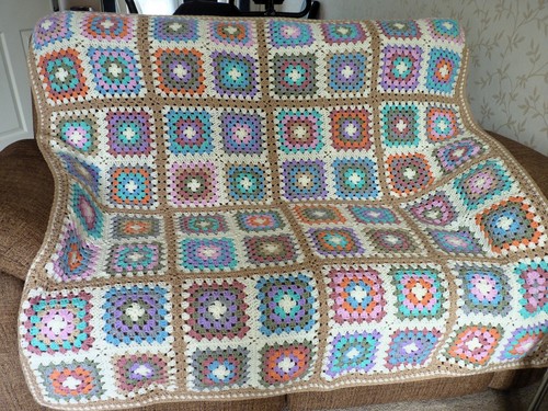 Handmade crochet granny - handmade, square