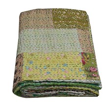 Indian Handmade Kantha Quilt