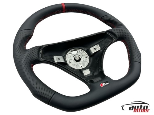 Tuning steering wheel - , leather
