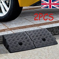 2x Heavy Duty Ramp Kerb Ramps Driveway Car Vehicle Threshold Ramp Curb Tool