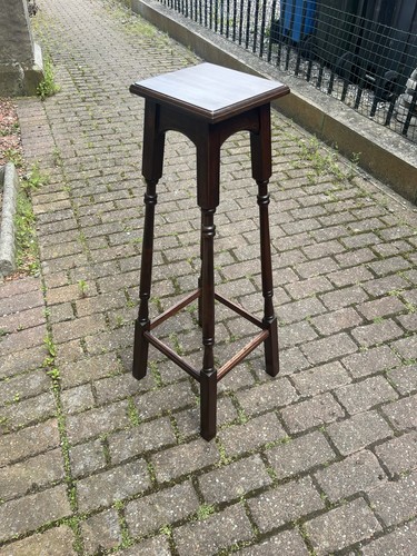 Vintage wooden plant stand - wooden,