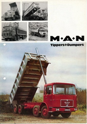 Man tippers dumpers - tippers, vfk
