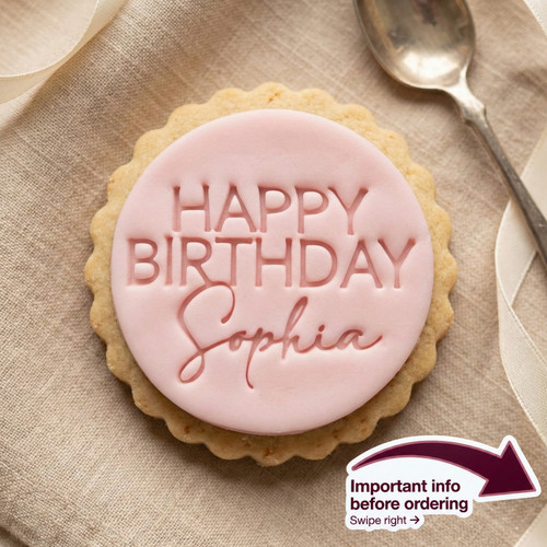 Personalised cookie stamp - personalised,