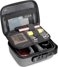 OZCHIN Smell Proof Bag with Combination Lock, Hard Shell Odor Proof Stash Box