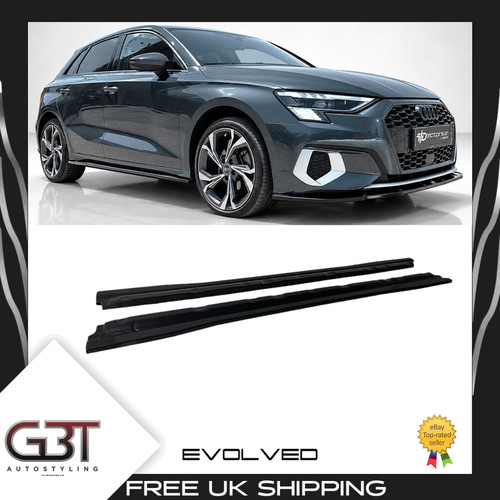 Side skirts extensions - skirts, a3