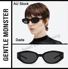 2023 Gentle Monster Dada 01 Sunglasses Butterfly Shape Bold Black Frame