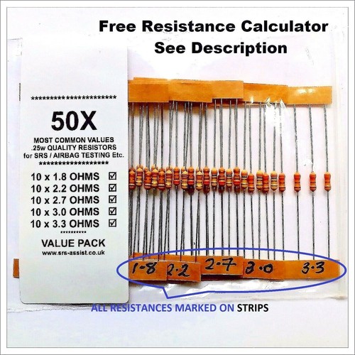 Airbag resistors srs - airbag,