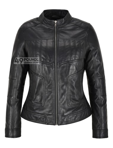 Ladies real leather jacket - real,