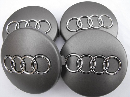 Silver gray audi alloy wheel - 4,