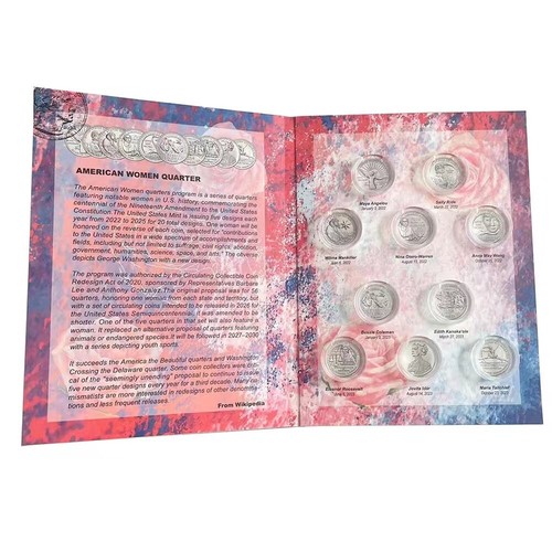 American women quarter coin - women,