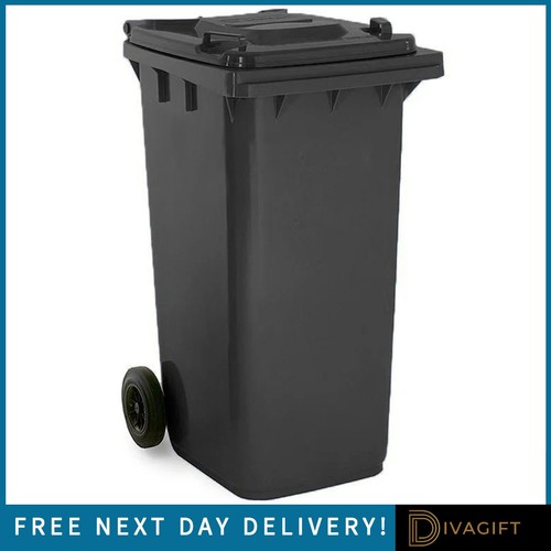 240l black wheelie bin - 240l,