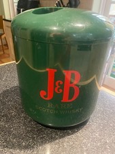 Vintage J&B Rare Scotch whisky green plastic ice bucket – barware collectable 