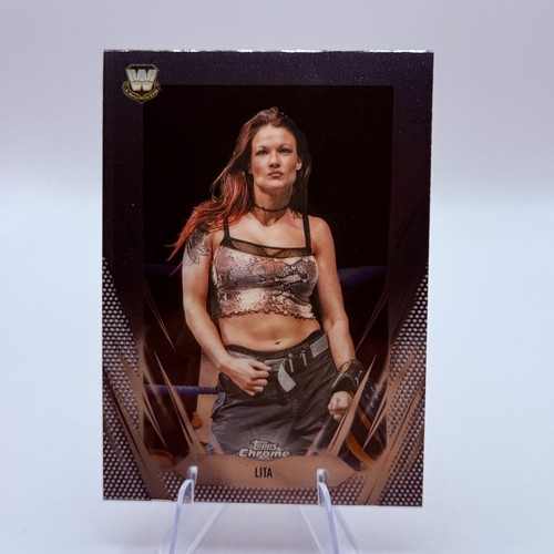 Lita 2026 topps chrome wwe - lita, #61