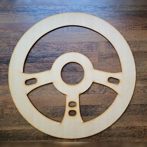Steering wheel mdf - wheel, craft