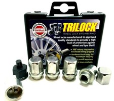 Jaguar XJ, XJS, XK8/XKR Trilock 1/2" UNF Set of 4 Locking Wheel Nuts lugs (145)