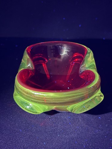 Vintage murano red art - murano, glass