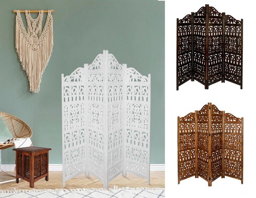 Panel carved room divider - 4,