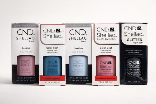 Cnd shellac gel color nail - uv,