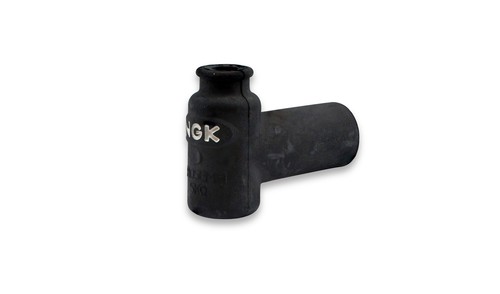 Spark plug cap - black, for