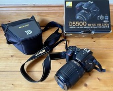 NIKON D5500 DSLR With 18-140 AF-S VR DX Lens - read description