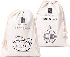 Linen Cotton Food Storage Bag